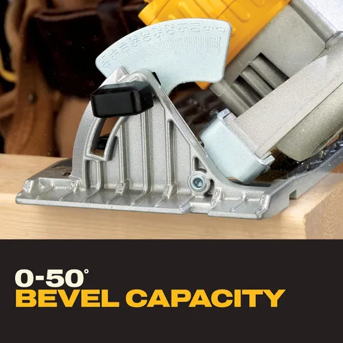 Vista 11 de DeWalt DCS391B 20 voltios Max Li-Ion Sierra circular, herramienta solo