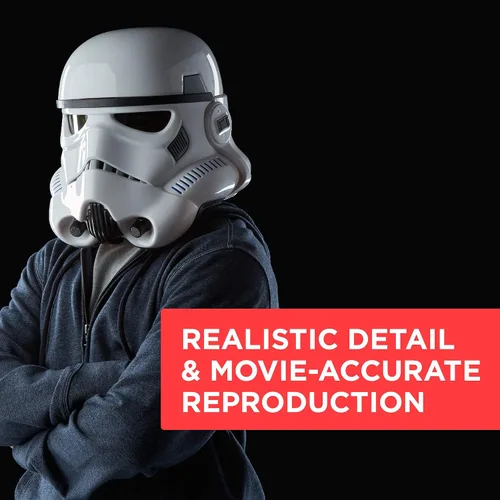 Vista 5 de Star Wars The Black Series, Casco cambiador de voz electrónico Imperial Stormtrooper