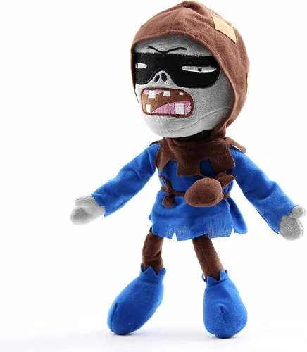 Vista 4 de Juego de juguetes de peluche para empujador de huevos, diablillo y bandido, zombi y buckethead, momia zombi, figuras de peluche, juego de 3 piezas