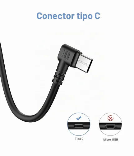Vista 5 de Pixelman Cable de alimentación para cámara de salpicadero, cable de carga de cámara de tablero (9.8 pies tipo C) con anillo magnético, cable