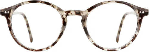 Vista 16 de TIJN Gafas de bloqueo de luz azul para hombres y mujeres, gafas de montura redonda gruesa vintage