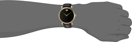 Vista 3 de Movado Reloj negro automático suizo con pantalla analógica 0607007 para hombre, Negro
