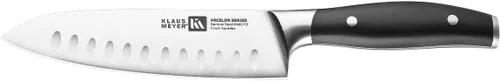 Vista 2 de Cuchillo Santoku exclusivo de acero alemán de 7 pulgadas de Arcelor