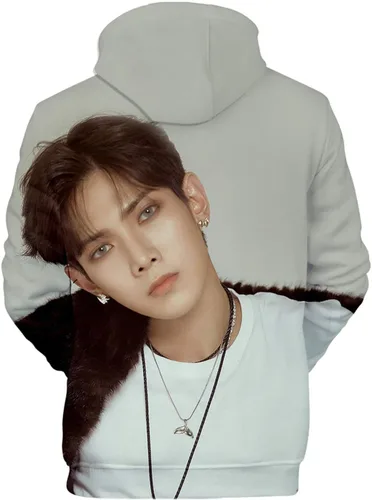 Vista 16 de Xkpopfans Kpop ATEEZ Sudadera con capucha con estampado 3D del tesoro Wooyoung San Mingi