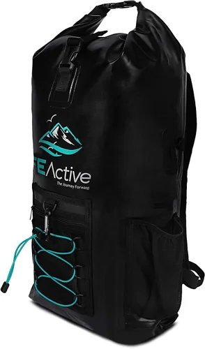 Vista 2 de FE Active Mochila seca impermeable de 20L Kayak, Senderismo