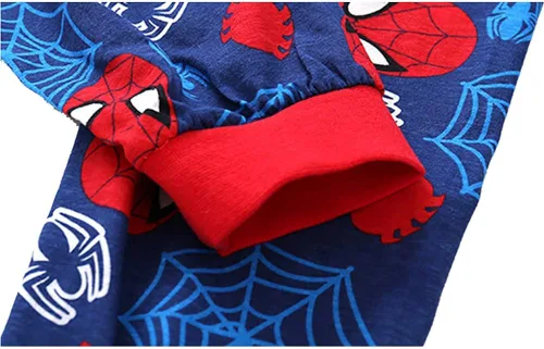 Vista 6 de Naix Spiderman - Conjunto de pijama para niños de 2 a 7 años pijama de algodón para niños pequeños