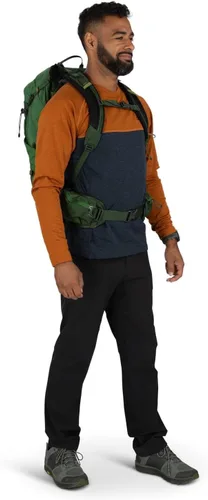 Vista 6 de Osprey Stratos 24L Mochila de senderismo para hombre, azul cetáceo