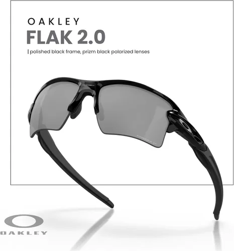 Vista 5 de Oakley Flak 2.0 XL OO9188 - Gafas de sol para hombre + correa + kit de cuidado de diseñador iWear