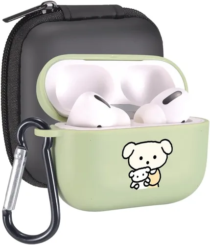 Vista 46 de Funda de mariposas rosas para AirPods Pro con llavero, diseño de animales lindos funda protectora de TPU suave compatible con AirPods Pro Charging