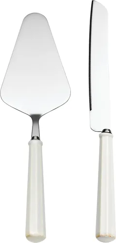 Vista 10 de Lenox French Perle Scallop - Juego de cubiertos de 65 piezas, acero inoxidable 18/10, apto para lavavajillas, juegos de utensilios de cocina