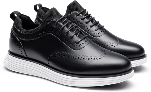 Vista 3 de Bruno Marc Zapatillas de vestir para hombre Oxfords Casual Wingtip Brogue Shoes 2.0