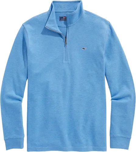 Vista 31 de vineyard vines Saltwater 1/4 Zip Aqua Ocean