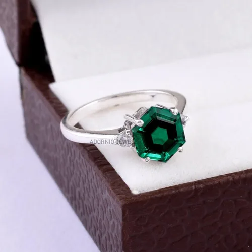 Vista 31 de Anillo de plata de ley 925 para mujer, anillo de diamantes de imitación de aguamarina de plata esterlina, anillo Art Deco de marzo, piedra natal