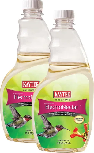 Vista 8 de Kaytee Hummingbird ElectroNectar - Alimento para aves silvestres, concentrado de 16 onzas, paquete de 2 unidades, hace 128 onzas de ElectroNectar