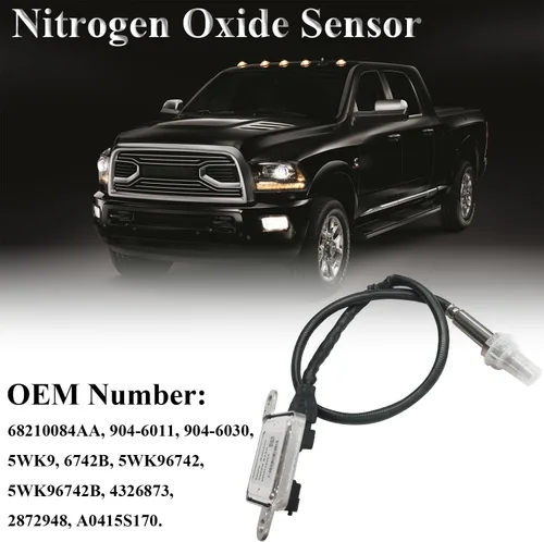 Vista 3 de 5WK96730 Sensor de entrada del sensor NOx aguas abajo sensor de óxido de nitrógeno compatible con Dodge Ram 2500 3500 4500 5500 6.7L 2013 2014 2015