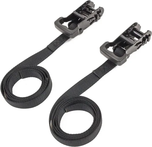 Vista 12 de PowerTye - Correa de trinquete sin fin - 1 pulgada x 4 pies de fácil agarre (sin cadera), correa de amarre con límite de carga de trabajo de 400