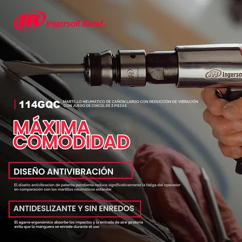 Vista 3 de Martillo neumático Ingersoll Rand 114GQC