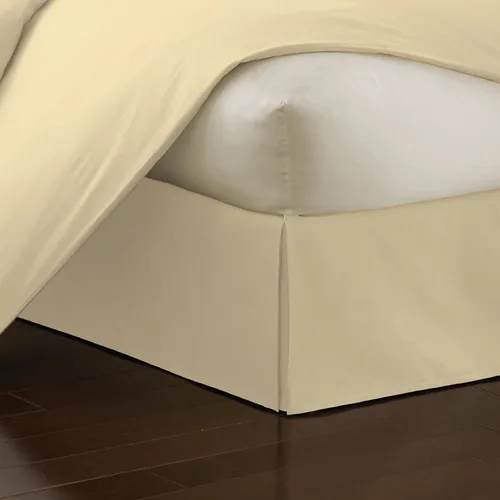 Vista 16 de Rodapié de popelina a medida para cama de Fresh Ideas, 14 pulgadas Azul marino
