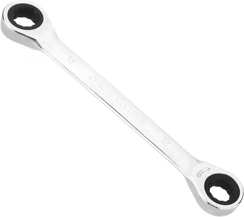 Vista 20 de Utoolmart Llave de trinquete, 0.315 in x 0.354 in extremo de caja doble métrica 1 unidad