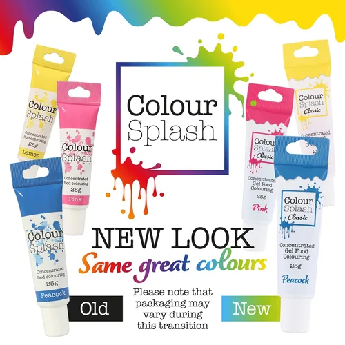 Vista 4 de COLOUR SPLASH Tubo de gel colorante para alimentos, ingredientes comestibles, geles altamente concentrados, tubos exprimibles fáciles de usar