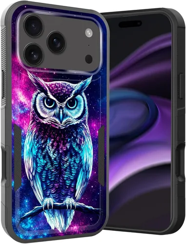 Vista 115 de Funda para iPhone Air, doble capa híbrida resistente resistente a prueba de golpes de policarbonato duro + funda protectora de silicona suave