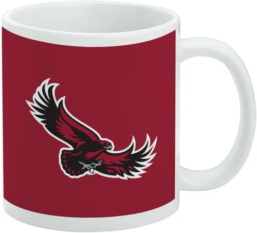 Vista 41 de Taza de cerámica con el logotipo principal de la Universidad Rider, taza de regalo novedosa para café, té y bebidas calientes, 11oz, blanca