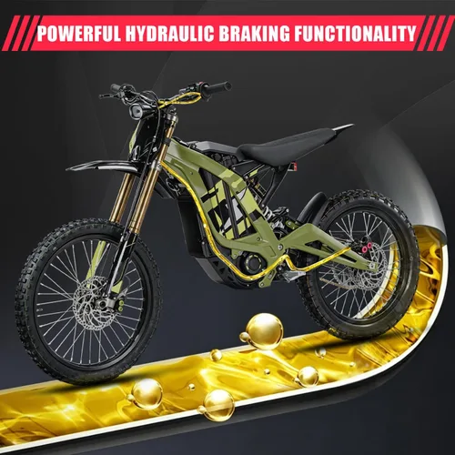 Vista 2 de Kit de freno trasero para motocicleta Sur Ron Dirt Bike, cilindro maestro de freno hidráulico con depósito para SurRon Light Bee Sur-Ron X/S