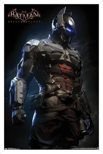 Vista 12 de Trends International DC Comics VIdeo Game - Arkham Knight - Armor Wall Poster, 14.725" x 22.375", Barnwood Framed Version