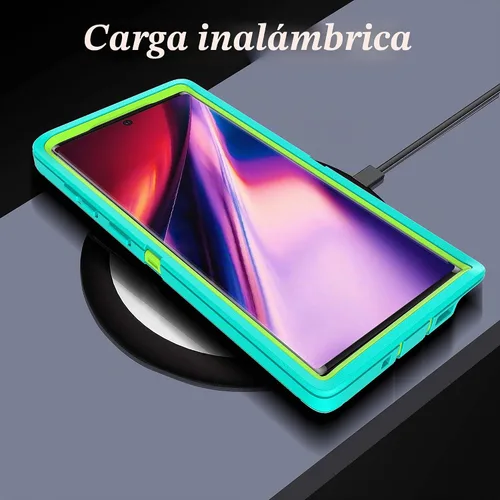 Vista 6 de YmhxcY Funda para Note 10 con película de TPU flexible autorreparable (paquete de 2) y película protectora de pantalla para lente de cámara