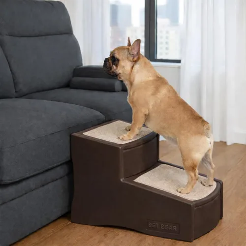 Vista 6 de Pet Gear Easy Step II Pet Stairs, Frost, 2 Step