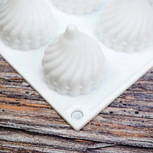 Vista 8 de Molde de silicona para pastel de cebolla y torbellino de cono para chocolate, mousse, pudín, postre, pan, utensilios para hornear decoración