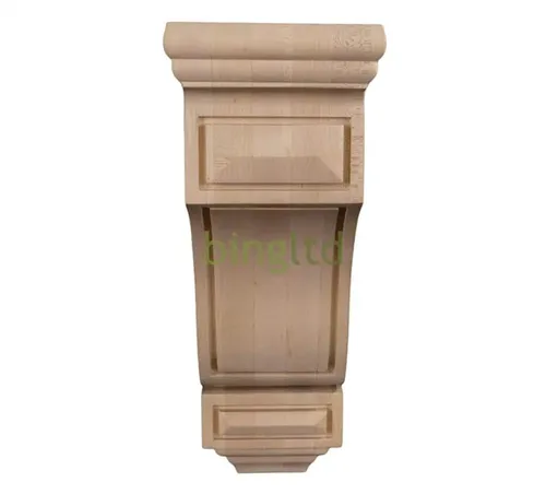 Vista 4 de BingLTD - Soporte tradicional de arce macizo de 14" Corbel - 1 PC (C-PM6-MAPLE)