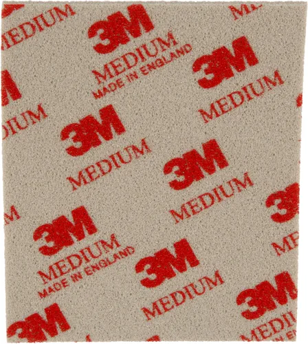 Vista 3 de 3M Esponja de lijado Softback 02606, 4 1/2 x 5 1/2 pulgadas, paquete de 20, grano medio, corte rápido