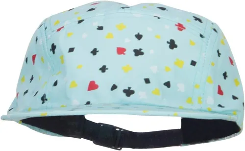 Vista 5 de Jeanne Simmons Gorra con estampado de tarjetas de 5 paneles para hombre