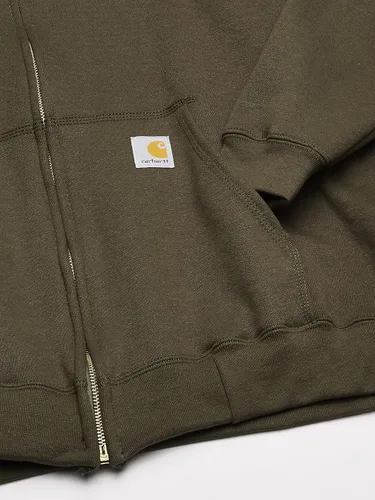 Vista 3 de Carhartt - Sudadera holgada de peso medio con cremallera completa para hombre