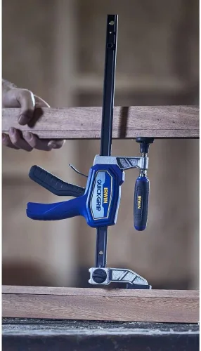 Vista 8 de IRWIN Abrazaderas QUICK-GRIP para carpintería Abrazadera híbrida de servicio medio, 12 pulgadas (IRHT83500)