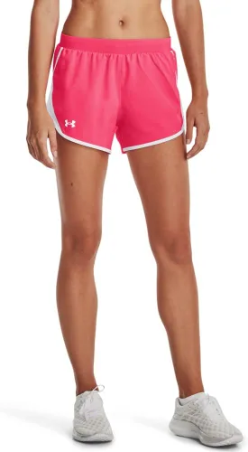 Vista 22 de Under Armour Women's Fly by 2.0 Running Shorts (027) negro / azul glaciar / reflectante