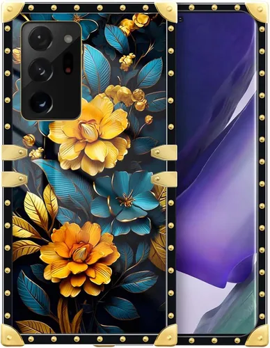 Vista 80 de Funda compatible con Samsung Galaxy S10 4G, TPU suave de lujo y parte trasera de policarbonato duro para niñas y mujeres, funda protectora a prueba