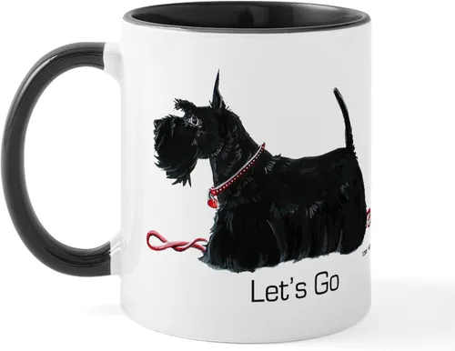 Vista 12 de CafePress Cloud Angel & Scotty Taza de café de cerámica (11 oz)
