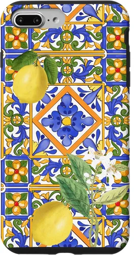 Vista 12 de Sicilian,Italian,Summer,Tiles,Citrus,Mosaic,Majolica Art Case for iPhone 17