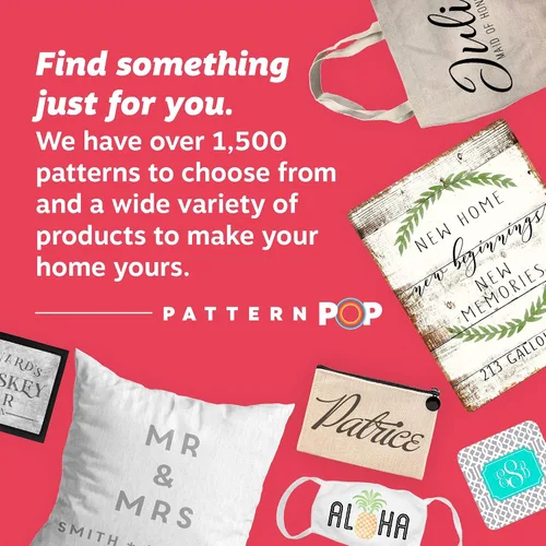 Vista 7 de Pattern Pop Letrero de metal personalizado con aspecto envejecido vintage de cuatro ruedas (4 x 6 pulgadas)