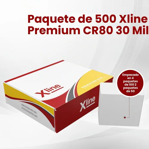 Vista 2 de CR80 30 Mil Calidad Gráfica Paquete de 500 Tarjetas de PVC