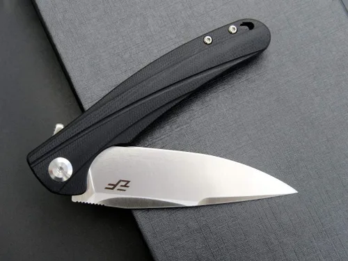 Vista 6 de Eafengrow EF957 Cuchillo plegable D2 Hoja de acero G10 Mango con clip de bolsillo Mecanismo de bloqueo confiable EDC Cuchillo Flipper para Camping