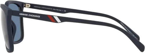 Vista 4 de AX ARMANI EXCHANGE Men's Ax4117su Universal Fit Rectangular Sunglasses