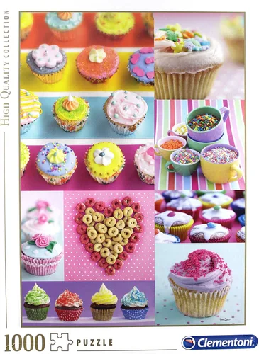 Vista 2 de Clementoni 39419 Clementoni-39419-Colección de alta calidad, donas dulces, 1000 piezas, multicolor