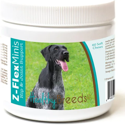 Vista 22 de Healthy Breeds Affenpinscher Z-Flex Minis - Masticables suaves para cadera y articulaciones, 60