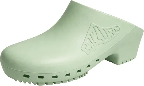 Vista 21 de CALZURO Zuecos de Trabajo Clásicos Sin Agujeros - Zuecos de Enfermería Unisex - Zapatos Antideslizantes - Zapatos de Cocina de Goma Autoclavables