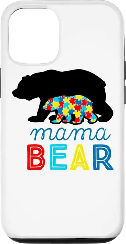 Vista 28 de Autism Awareness Mama Bear Autistic Mom Gift Case for iPhone 17