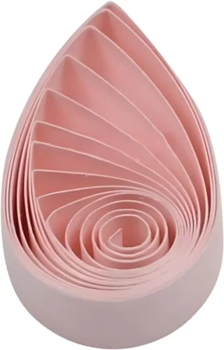 Vista 8 de Pestal - Tiras de papel de filigrana en tono rosa de 0.197 in para manualidades, tiras de papel de origami de un solo color, tiras de filigrana