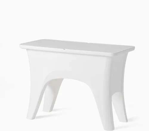 Vista 8 de Step2 Vero - Mesa de sombra para piscina, muebles portátiles de piscina y patio, se dobla como refrigerador, añade paraguas para sombra
